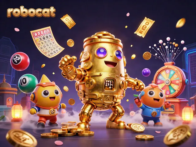 Robocat brings high-stakes excitement to your gaming experience with vibrant casino elements.