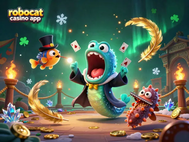 Experience the magic of the robocat casino app with vibrant characters and rich details.